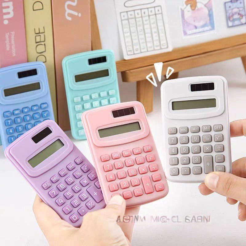 

Kalkulator Mini 8 Digit Lucu Warna Pastel Kalkulator Mini Sekolah Kalkulator Saku