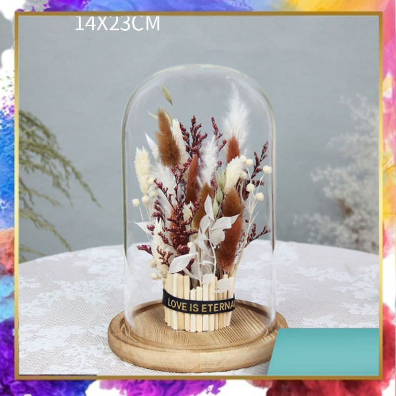 

INCHOI Bunga Dekorasi Kaca Eternal Flower Dome Glass Cover - IN423