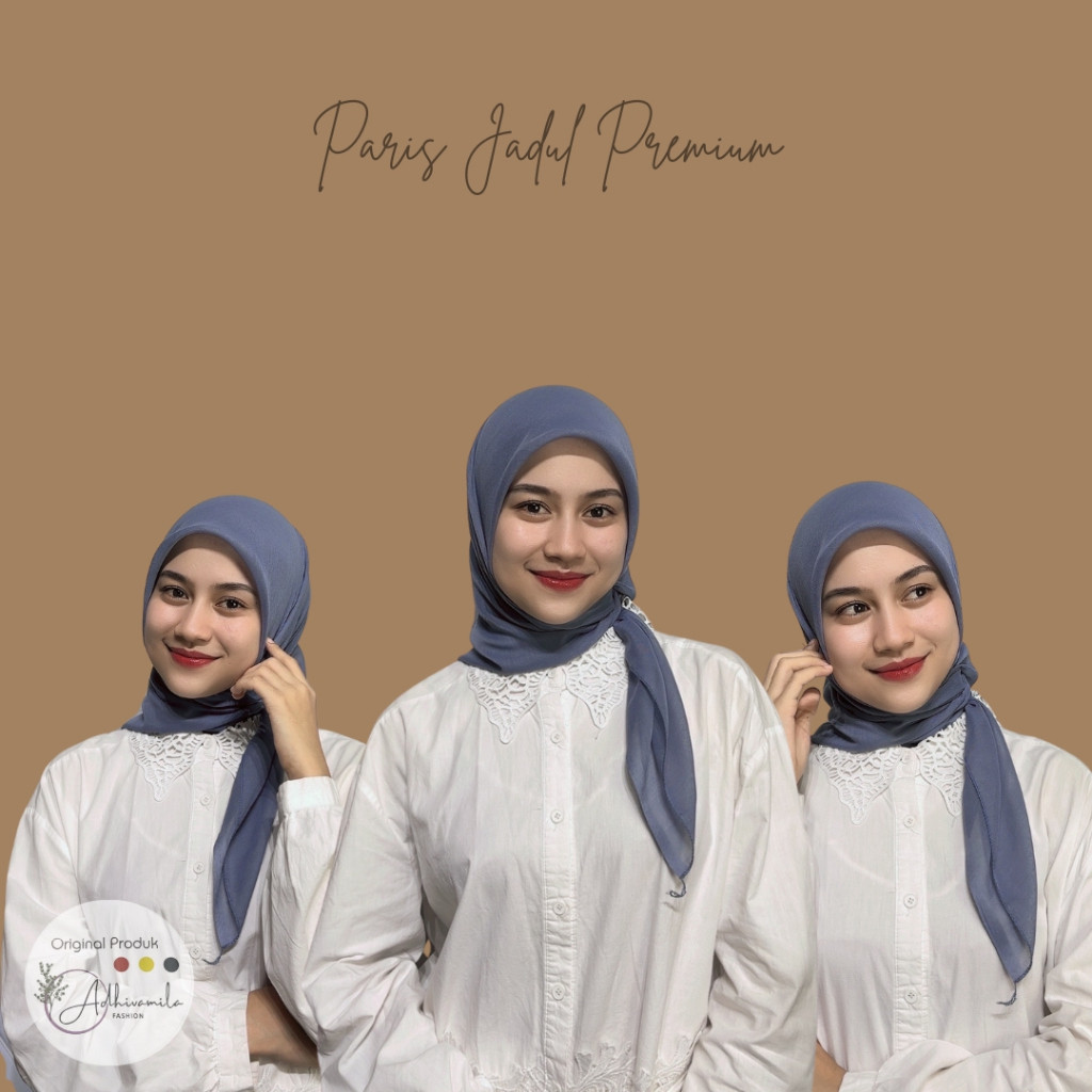 Hijab Segi Empat Paris Jadul premium // paris varisha - azara