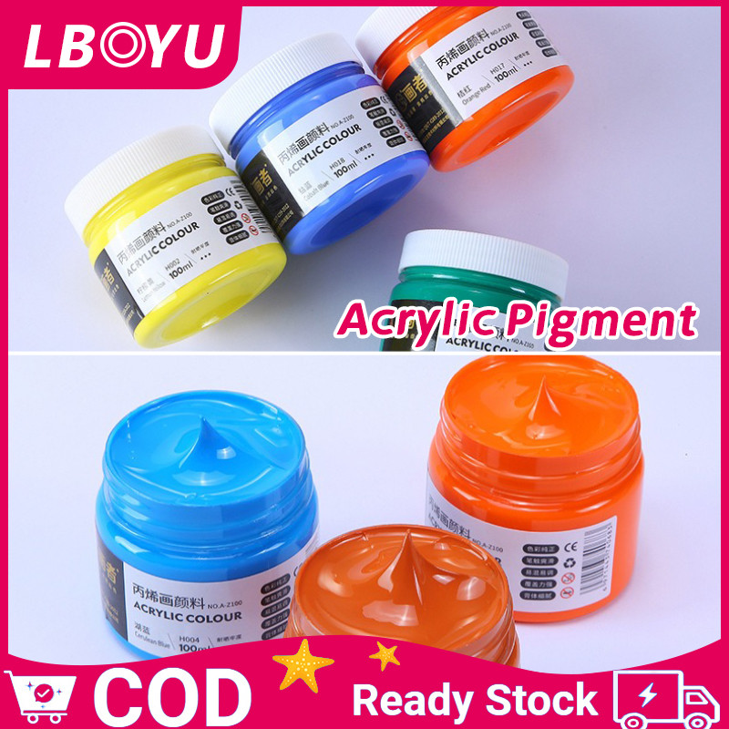 

LBOYU Acrylic Paint 100 Ml Acrylic Colour Satuan Cat Lukis Akrilik