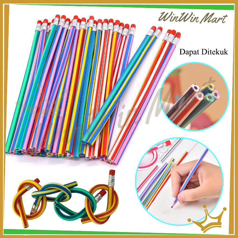 

Pensil Fleksibel Lentur/Pensil Flexsible Lentur/Pensil Sekolah Lentur Unik Lucu