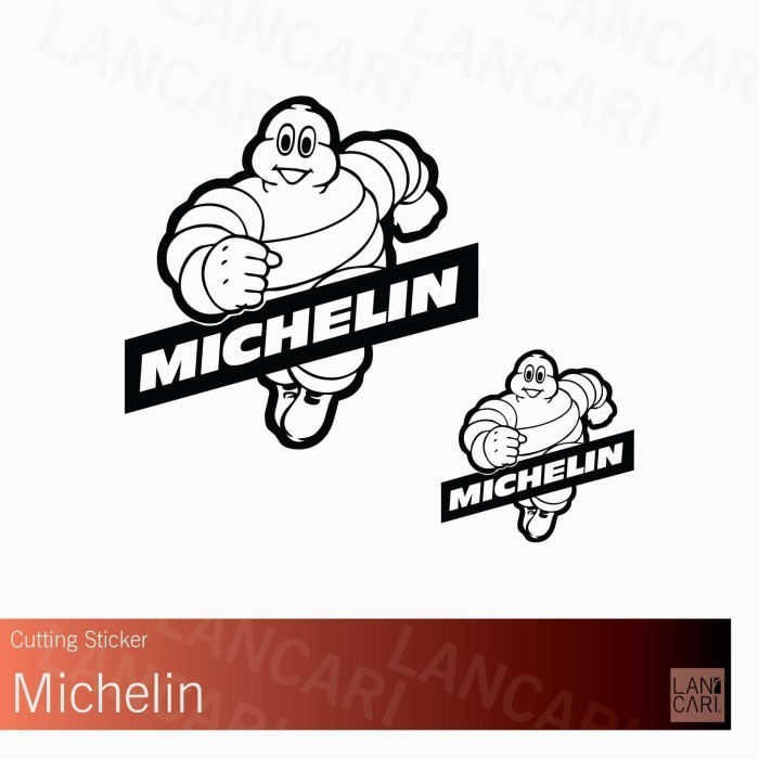 

Sticker Cutting Michelin Vinyl Cut Stiker