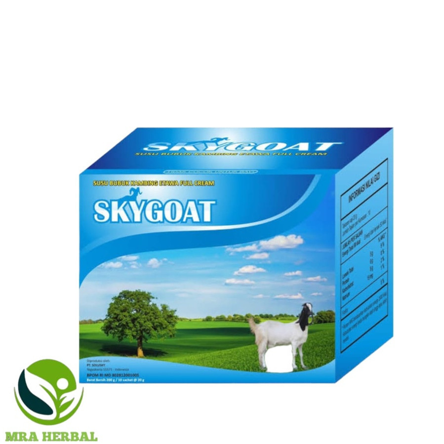 

SkyGoat Susu Kambing Etawa Original Dengan Bubuk Krim | Susu Kambing Skygoat Per Box