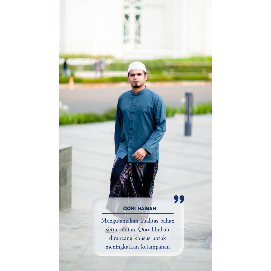 Qori Haibah Baju Koko Salaf (Lengan Non Manset) QS1-1