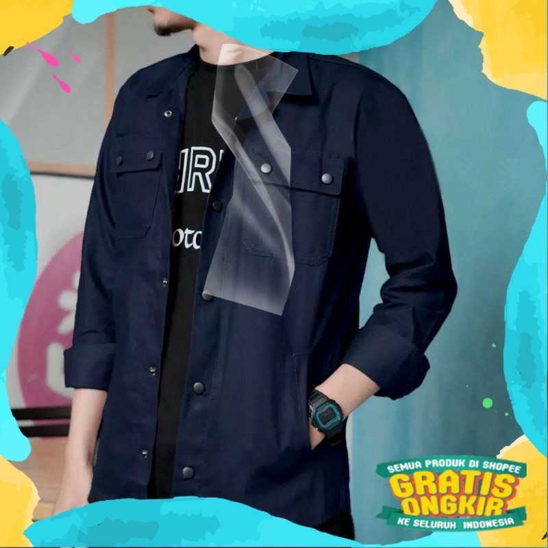 Jaket Semi Parka Tebal | Jaket Parka Pria | Jaket Pria/ putih Rmy Hijau coklat Pink