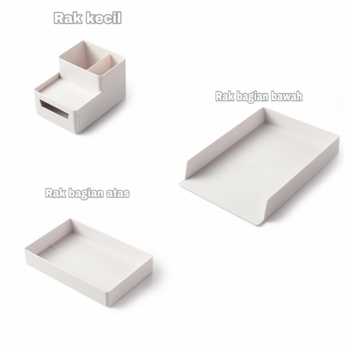 

PROMO!! -Kotak Meja Storage Desk Organizer Rak Tempat Alat Tulis Rak Kosmetik - Rak Kecil