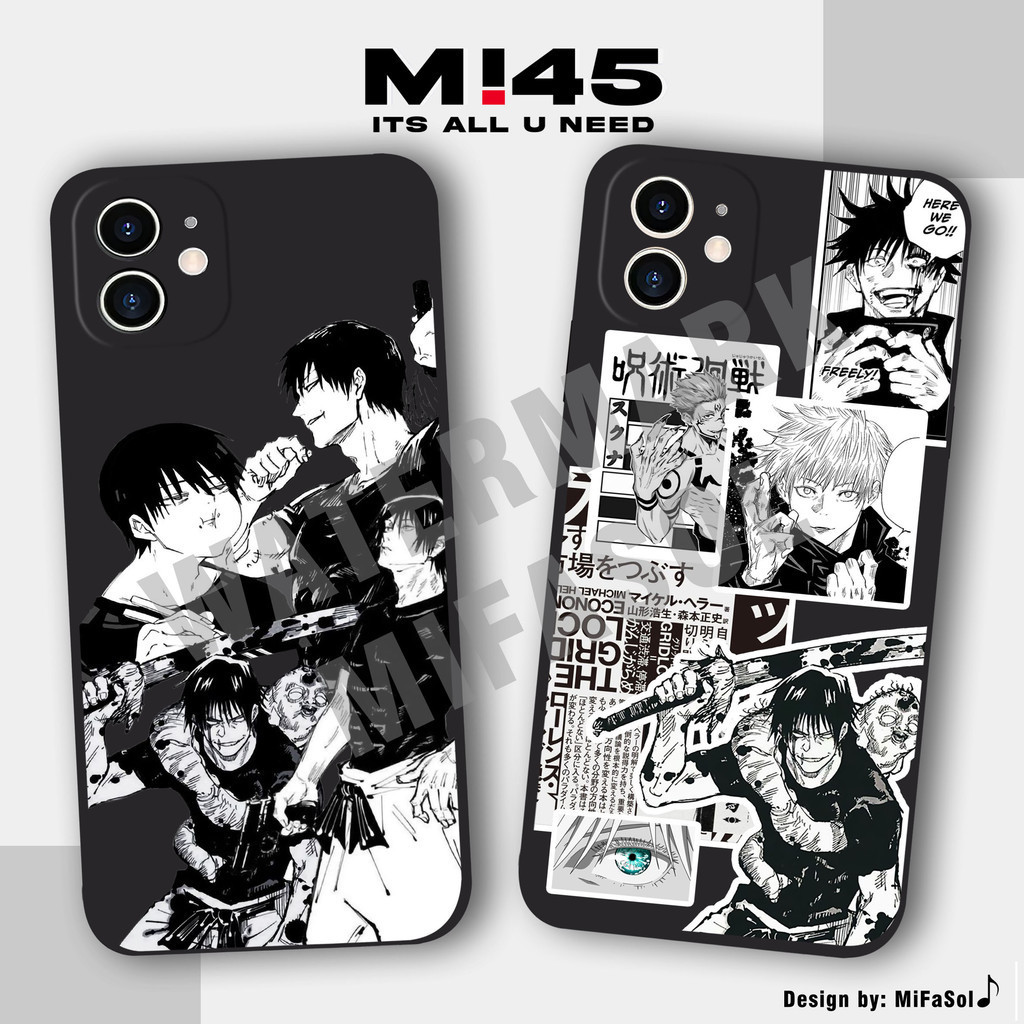 Jujutsu Kaisen Case Redmi 9C 12C 10 9A 10C Note10 9T Note8 Note9 Note11 MF288 Smartphone Casing Terb