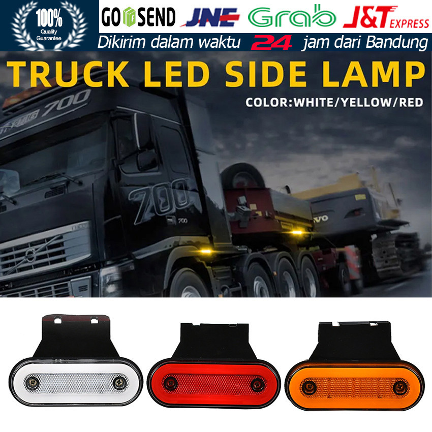 Panduan Lampu Truk Lampu Sinyal Lampu Samping Oval Untuk Lampu Belakang LED Mobil