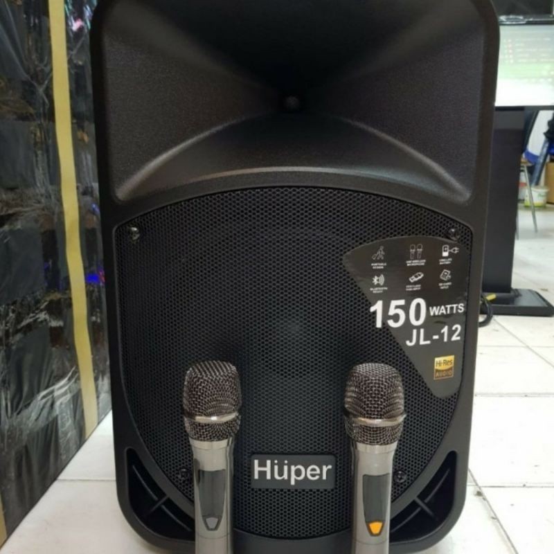 HOT PROMO Speaker Meeting Portable Huper JL12 Original Huper JL12 Usb, Bluetooth