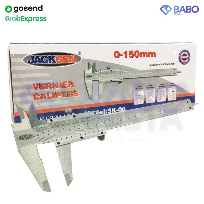 

Sigmat Besi Jangka Sorong Original JACKGEN Vernier Caliper jangka Soro