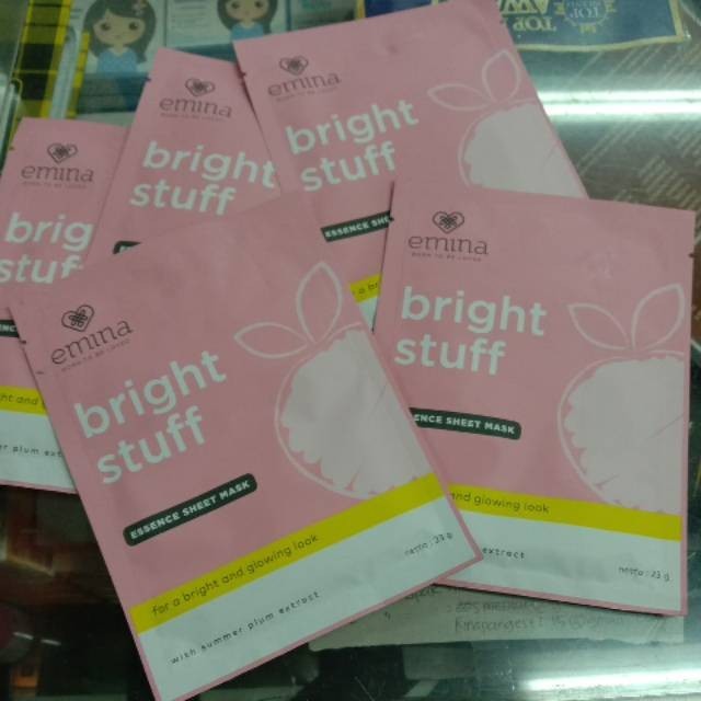 Emina Sheet Mask Bright Stuff | Masker Emina