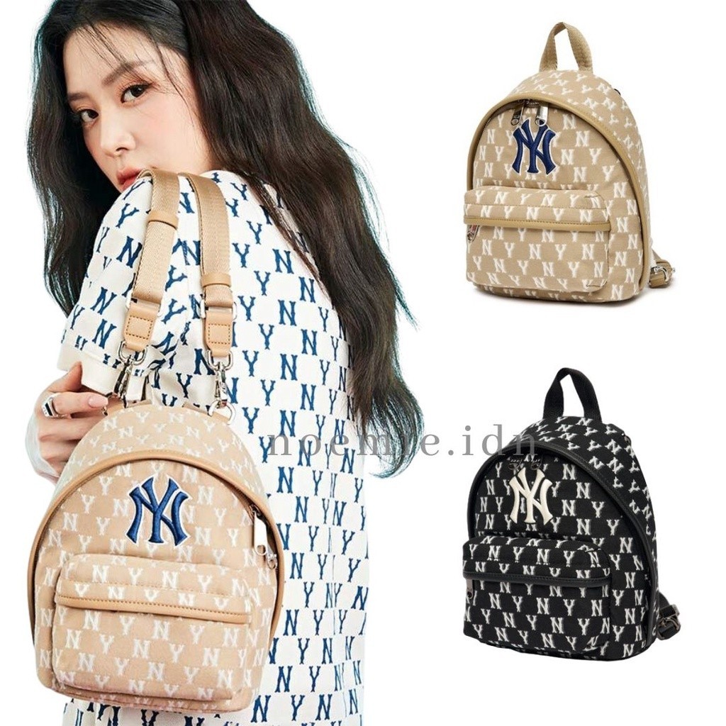 MLB classic monogram jacquard mini two way backpack