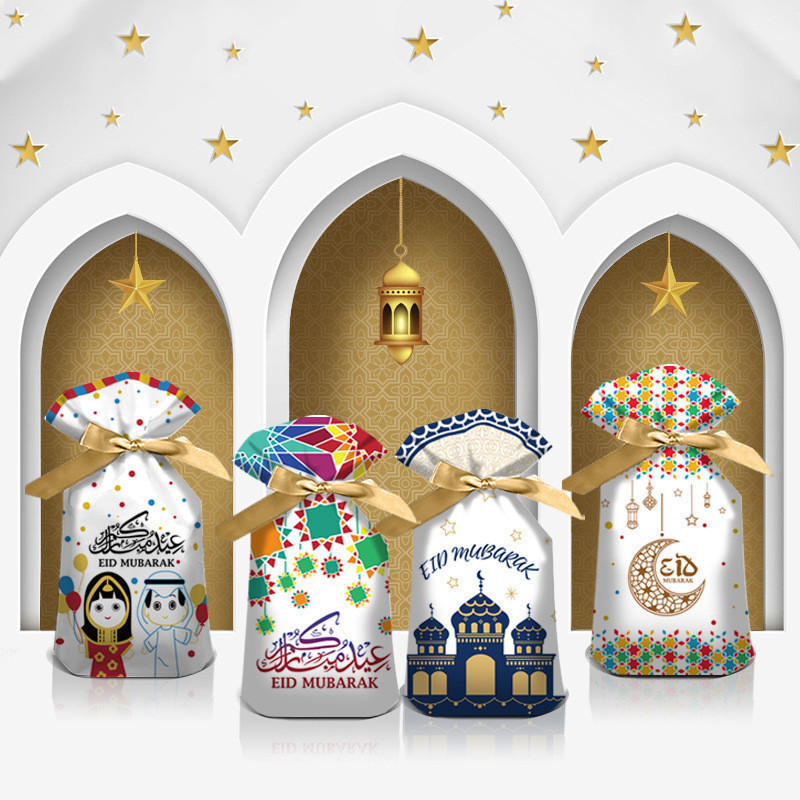 

10PC PLASTIK KANTONG SERUT PITA GOODIE BAG BINGKISAN KUE PERMEN HAMPERS LEBARAN IDUL FITRI