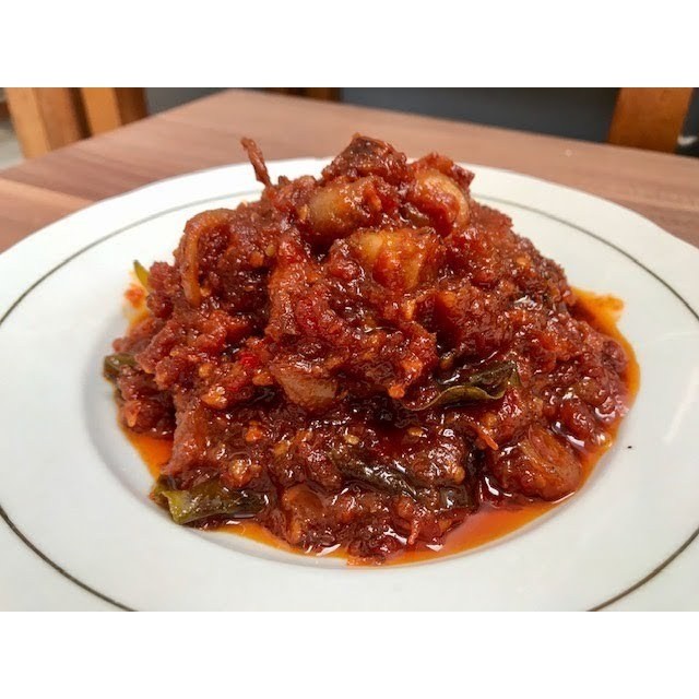 

SAMBAL CUMI 300 GRAM / SAMBAL PEDAS FOOD - SAMBAL TERI - AYAM SUWIR - TONGKOL SUWIR - PETE - JENGKOL