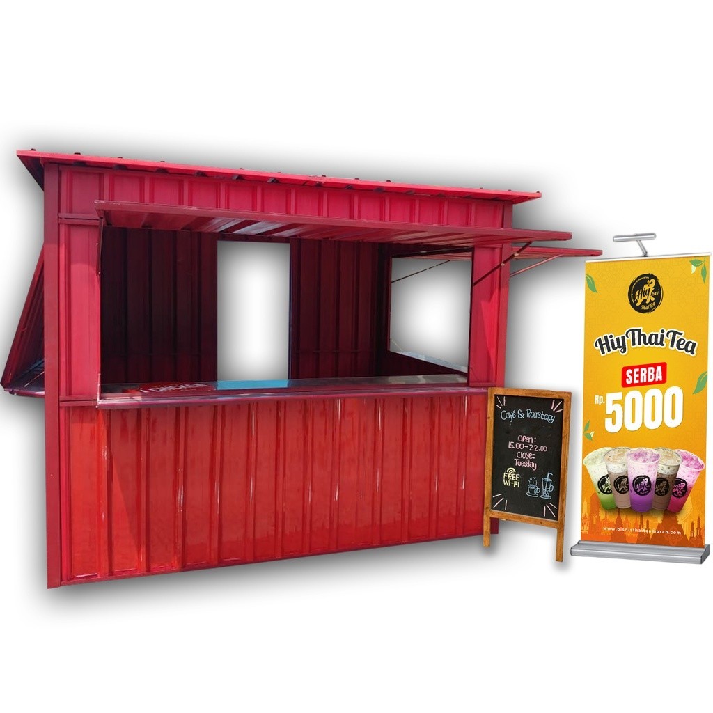 

FROMO SLE SPESIAL PROMO GEROBAK BOOTH SEMI KONTAINER