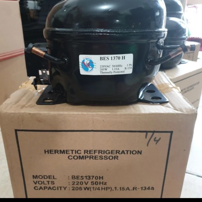 Mesin kompresor kulkas Nippon BES 1370H 1/4PH berkualitas
