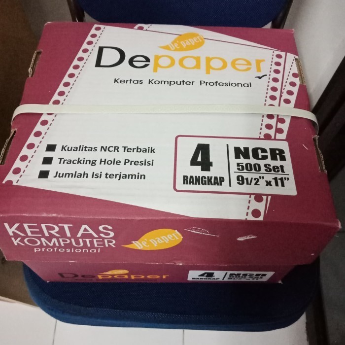 

Depaper kertas continuous form 9,5 x 11 full 4 ply ncr warna