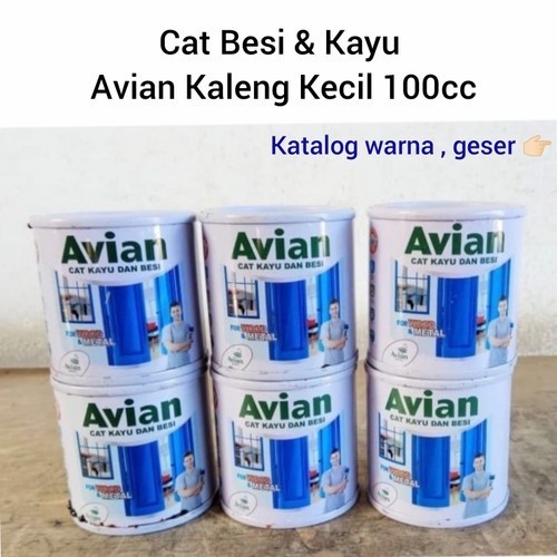 CAT AVIAN 100 cc ( ukr.sedang ) - cat kayu besi tahan lama anti karat dan banyak warna