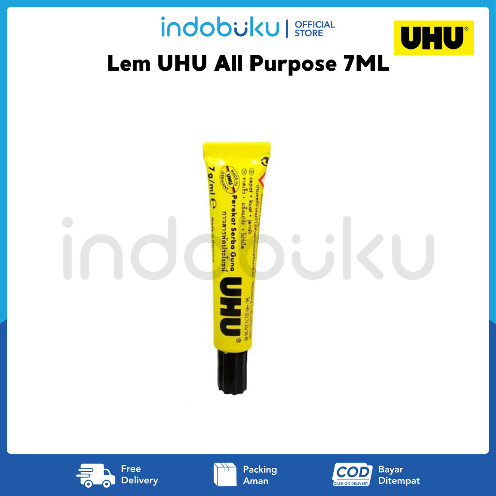 

UHU Lem Purpose Tube 7ml / Lem UHU Ukuran 7ml