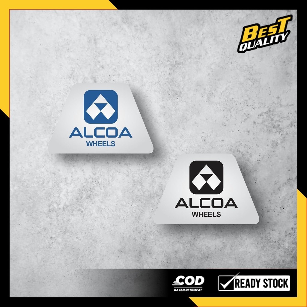 Stiker Bus LOGO ALCOA WHEELS - Sticker Setiker Bismania bus Mania Cutting Aesthetic Estetik Motor Mo