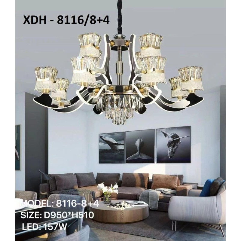 Lampu  Hias Gantung Ruang Tamu Mewah Klasik 8116