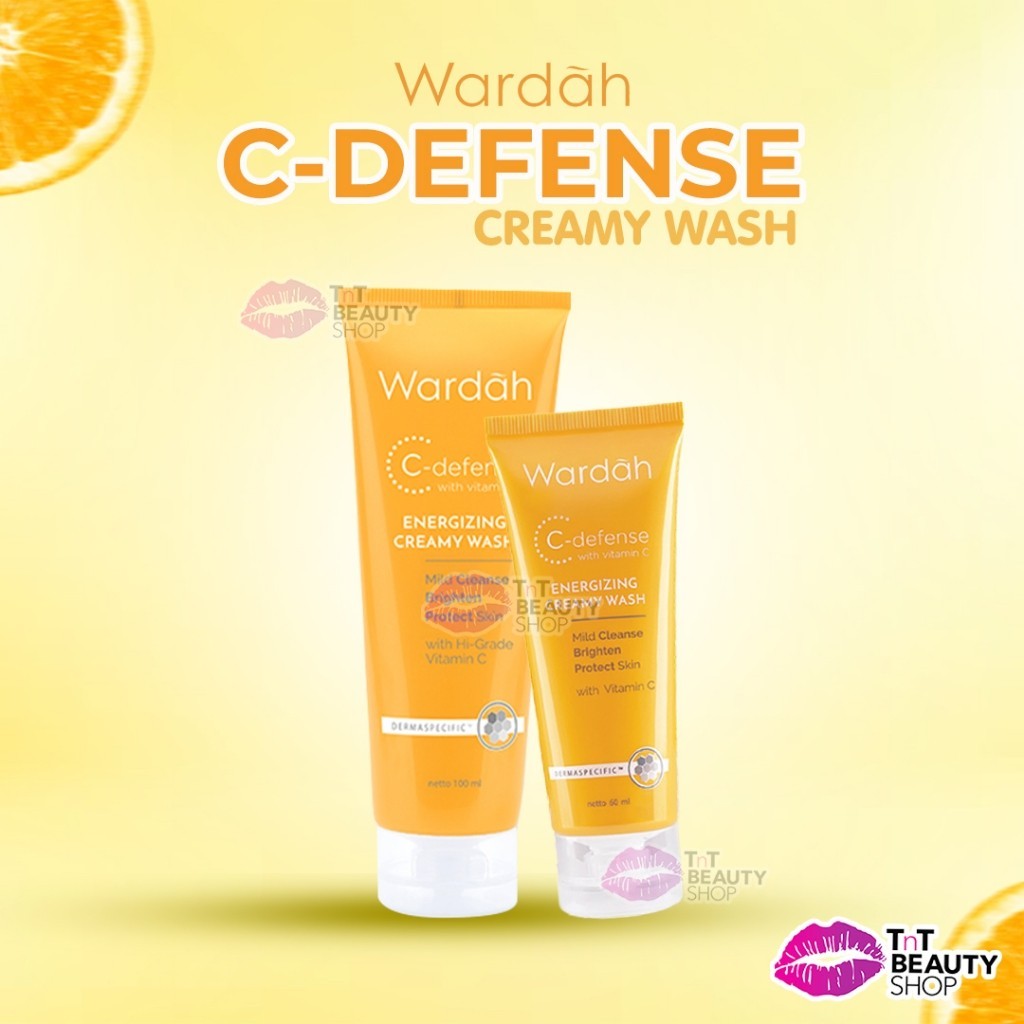 Wardah C-Defense Energizing Creamy Wash | C Defense Energizing Creamy Wash