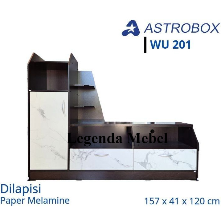 "( Bisa COD )" Rak Tv Minimalis Modern Terbaru / Rak TV Astrobox WU 201 / Meja TV Termurah Cirebon.