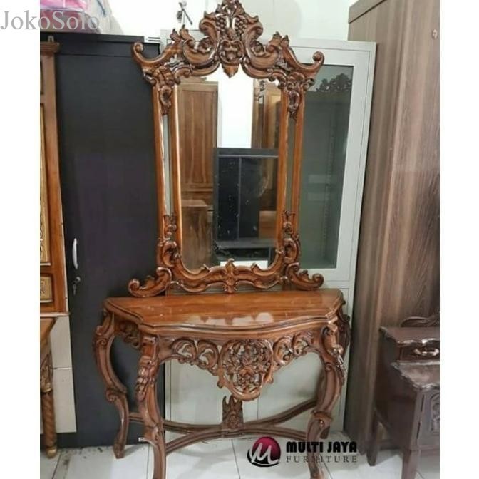 

Terlaris Meja Rias Ukir / Meja Tolet Kayu Jati Ukiran Harga Murah murah