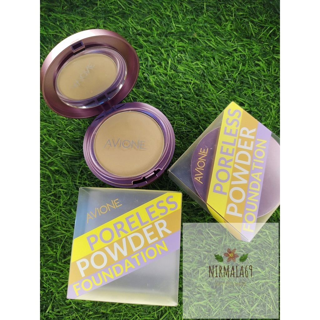 Avione Poreless Powder Foundation 12gr/bedak padat avion original/bedak padat ringan/bedak padat Nat