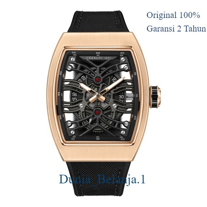 Original 100% Cerruti 1881 CIWGN0019503 Calliano  Jam Pria Garansi Resmi 2TH