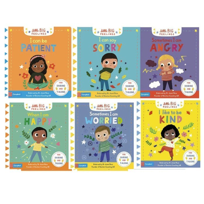 

Buku Campbell little big feelings book pull push slide board book