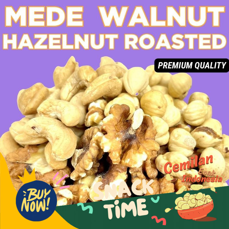 

Special Diskon TRAIL MIX 3 KACANG 1KG KACANG MEDE HAZELNUT WALNUT (PREMIUM QUALITY CEMILAN DIET)