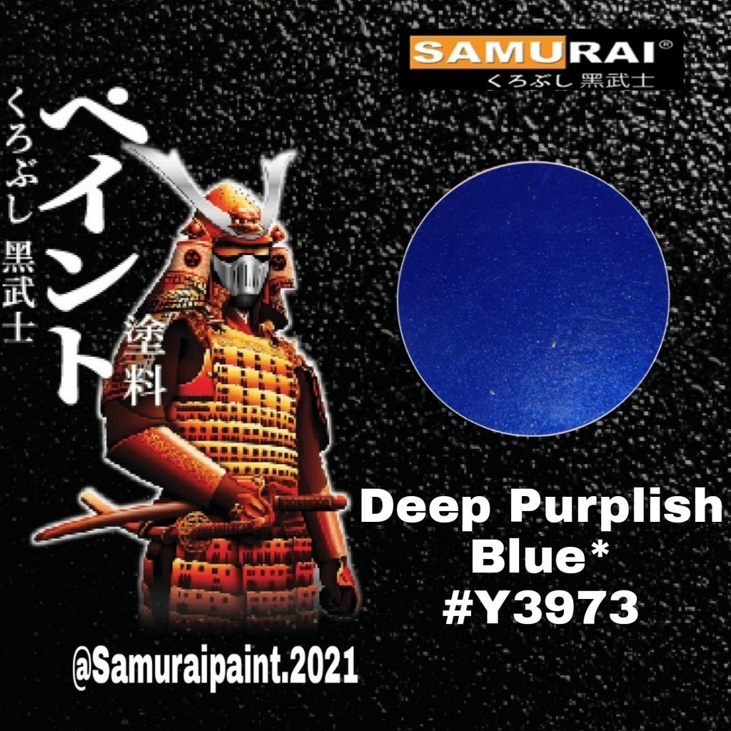 

Samurai Paint Deep Purplish Blue Y3973 cat pilok warna Biru yamaha samurai