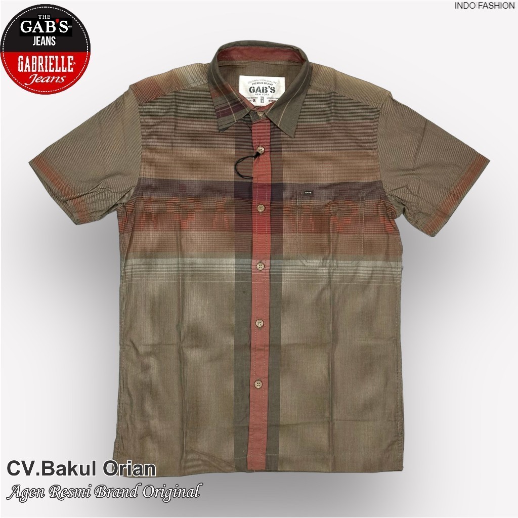 Kemeja Pria Gab's Gabrielle GBL Original Reguler - GA02232 I.F