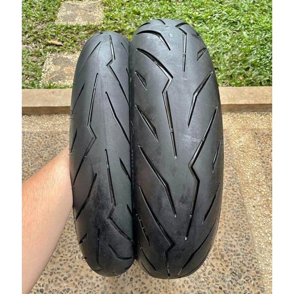 BAN RACE UKURAN 100/80-17 130/70-17 MEREK PIRELLI DIABLO ROSSO SPORT