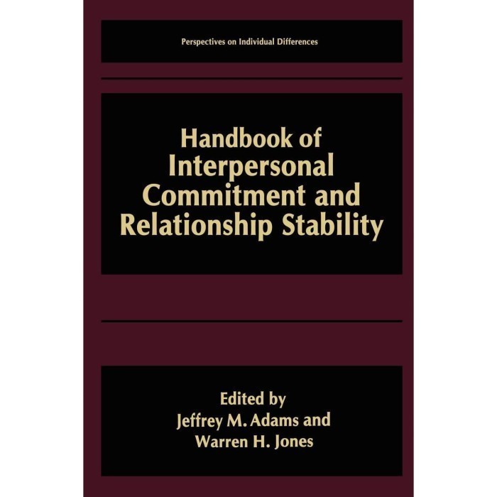 

Handbook of Interpersonal Commitment and Relationship Stability - Pe