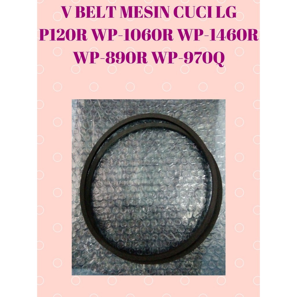 V BELT MESIN CUCI 2 TABUNG LG P120R / WP-1060R / WP-1460R / WP-890R / WP-970Q PART CODE 2W50 155S