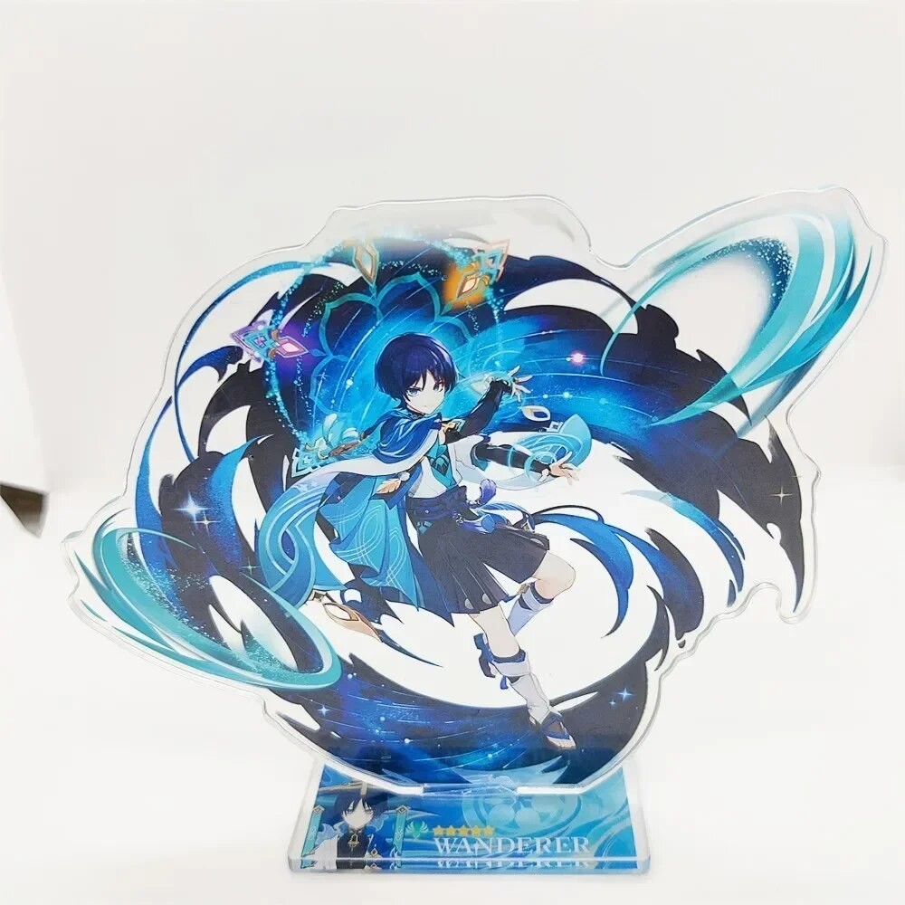 Anime Figure Impact Wanderer Nahida Cyno Yelan Acrylic Stand Model Plate Desk Decor Standing Sign Fa