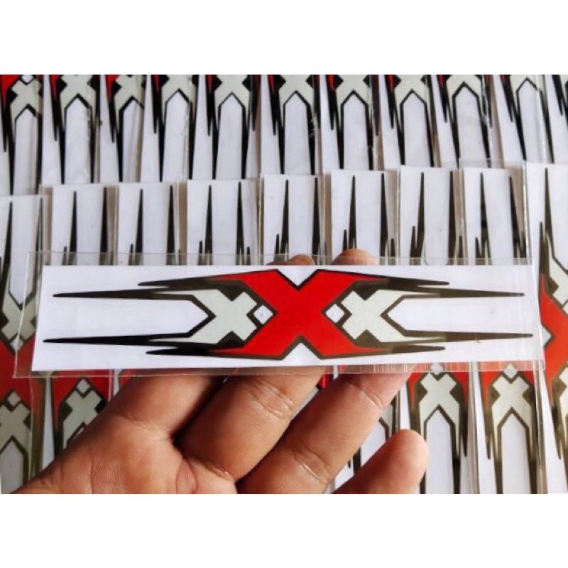 sticker motor sticker cutting triple XXX