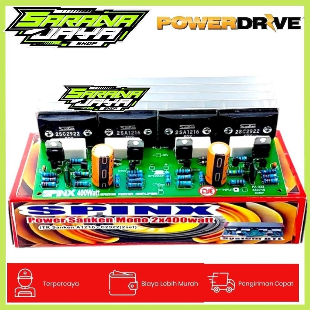 Power BTL 2X400WATT  POWER RUMAH