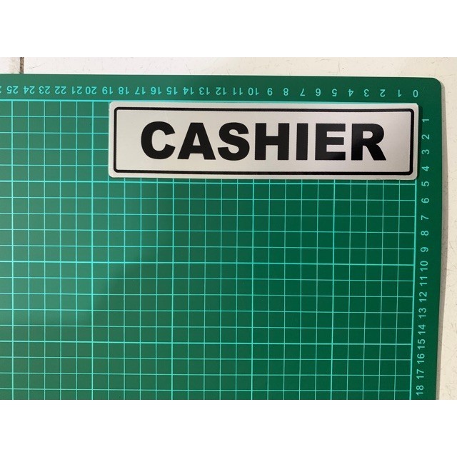 

stiker peringatan rambu cashier sticker cutting reflective