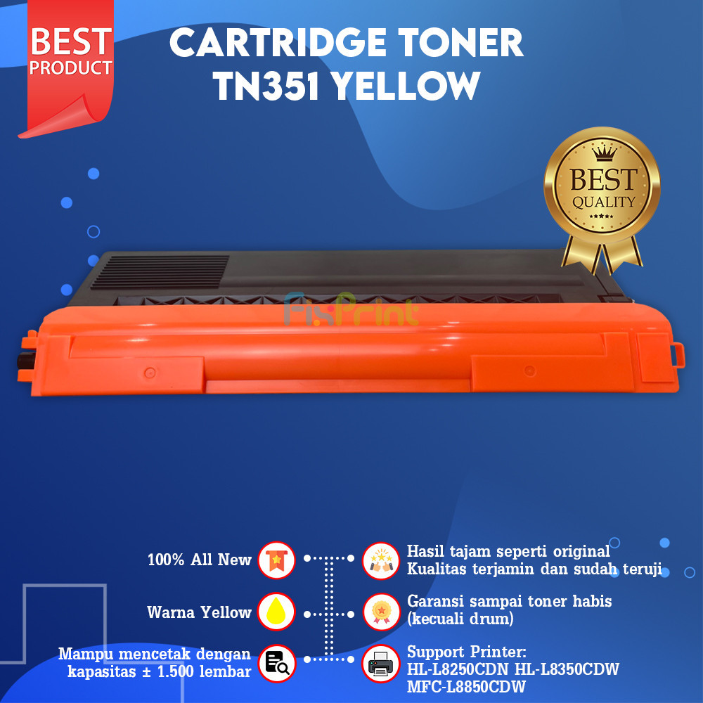 Cartridge Toner Compatible TN-351 TN351 Brother MFC-L8600CDW L8850CDW