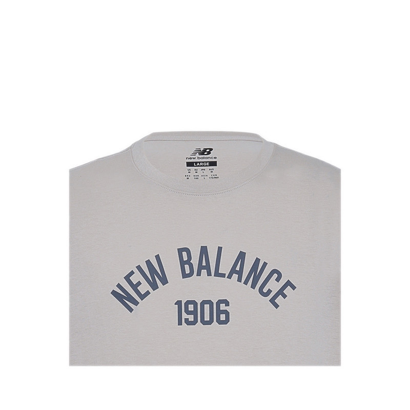 New Balance Essentials Varsity Mens T-shirt - Grey