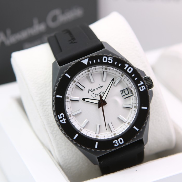 ALEXANDRE CHRISTIE AC8693 / AC 8693 BLACK WHITE PRIA ORIGINAL