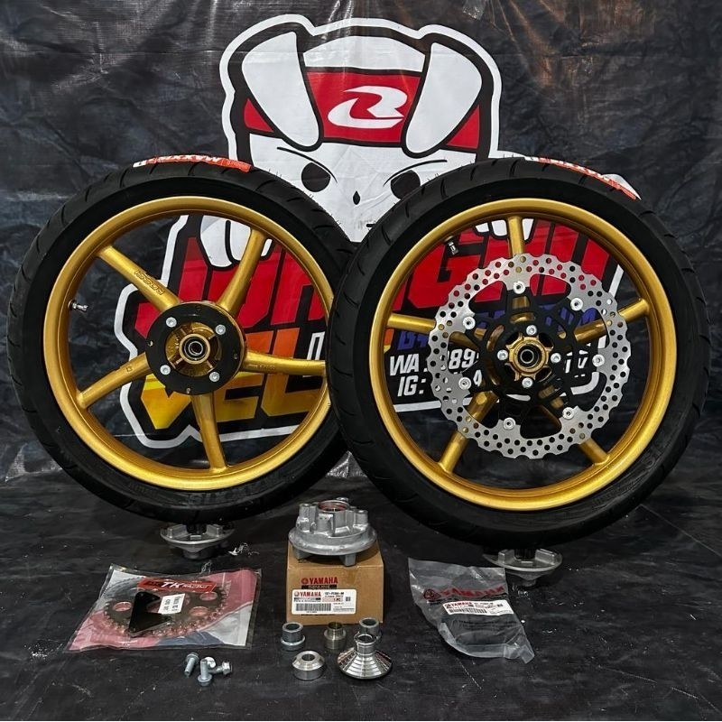 wheelset velg vrossi sanca copy rcb sp522 racingboy crf klx dtracker supermoto cb150 cbr sonic tiger