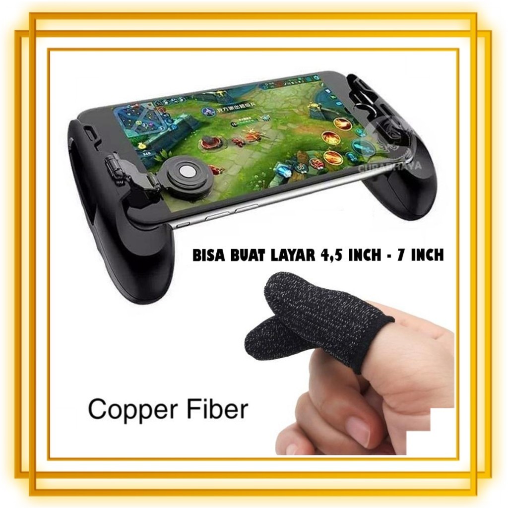 [ PAKETAN ] GamePad JL- 01 Game Pad Analog Plus Sarung Jempol