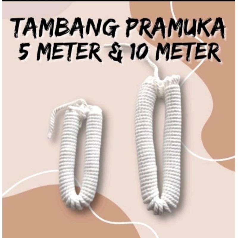 

Tali Pramuka Marlon Tali Nilon Panjang 5m & 10m