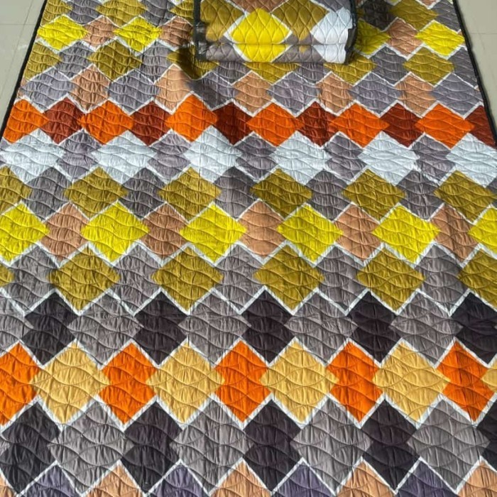 karpet lantai karakter quilting motif baru