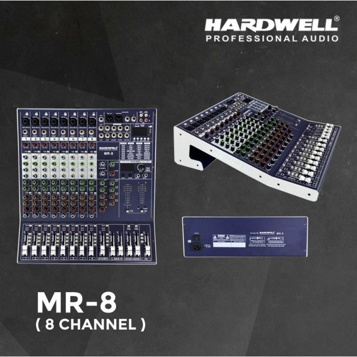 Mixer Hardwell Mr 8 Hardwell MR-8 New Plus Soundcard