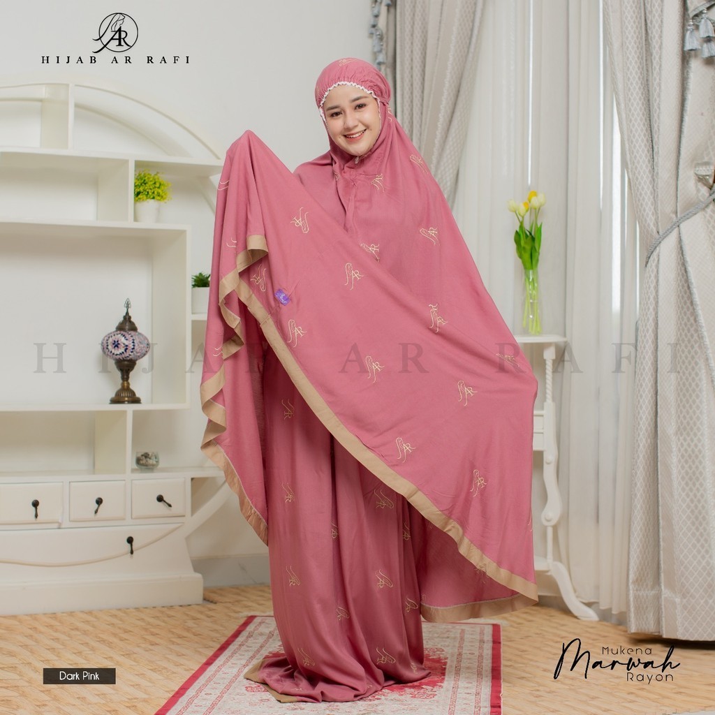 Mukena Dewasa Mukena Marwah Exclusive Arrafi Rayon Premium Rukuh Wanita Dewasa Terbaru